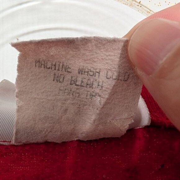 Vintage Spumoni Valentines Sweatshirt Womens Size XL Red Teddy Bear Heart - Picture 6 of 10